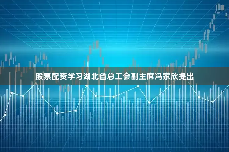股票配资学习湖北省总工会副主席冯家欣提出